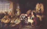 Sir Edwin Landseer Isaac Van Amburgh and his Animals (mk25) USA oil painting artist